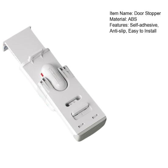 Baby Safety Door Stopper Self-adhesive Anti-slip Finger Pinch Guard Carpet Tile Concrete Wooden Floor Two-way Pet Door Limit Stop