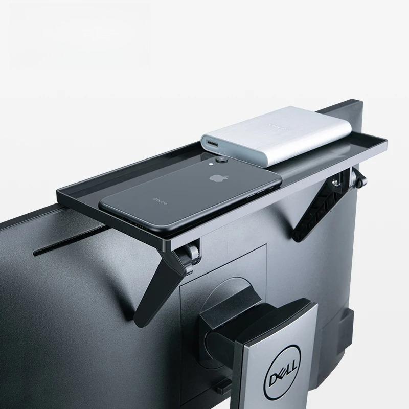 New Adjustable TV Screen Top Shelf Display Shelf Computer Monitor Riser Desktop Stand TV Rack TV Top Monitors Simple Bracket