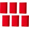 Ordifen Women's Red Underwear for Zodiac Year, 100% Pure Cotton Extended Crotch Red Panties, 10A Antibacterial Underwear, 4 Pieces