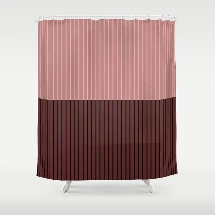 Simple Colorful Lines Modern Fashion Pattern Shower Curtain Home Decoration Creative Personalized Shower Curtains