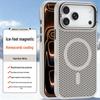 Custodia Magnetica con Dissipazione del Calore a Nido d'Ape per iPhone 16 Pro Max, Compatibile con Obiettivo Apple 15 e Supporto a Rete 14