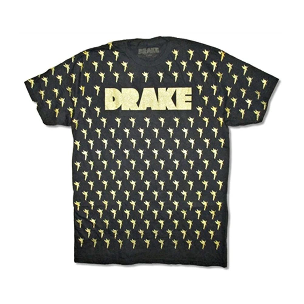 Men s Drake Angels All Over T-shirt X-Small Black XXXXL