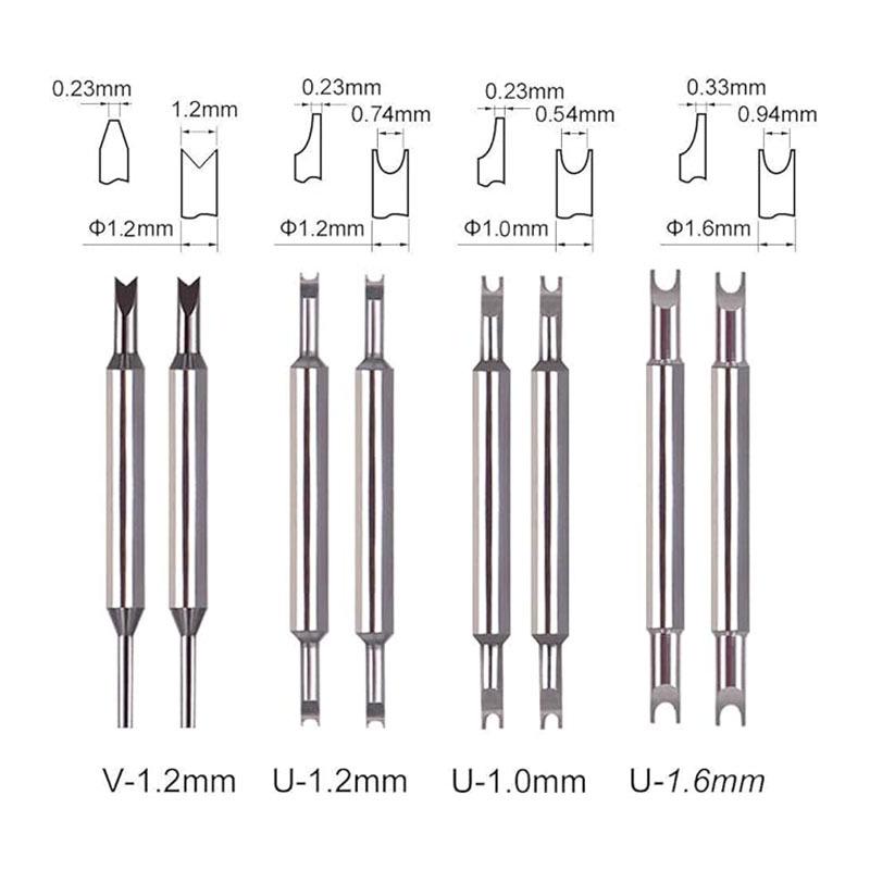 Watch Repair Spring Bar Pliers Set: 6825 Spring Bar Removal Tool, V-shaped Band Remover, Spring Bar Screwdriver for Clock Repair