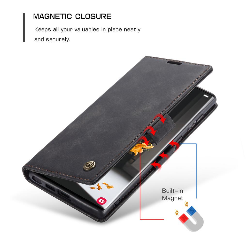Suitable for Samsung S22Ultra phone case, Galaxy A53 phone leather case, S21FE flip cover with card slot protective case