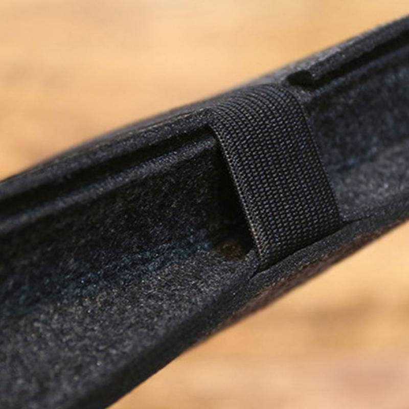 Keyboard Storage Bag Chemical Fiber Rectangle Dustproof Keyboard Carring Bag with Elastic Bandage for Outdoor 87 Keys