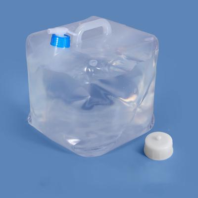 Collapsible Water Container Large Capacity with Tap Sealed Cap Folding Soft Water Carrier for