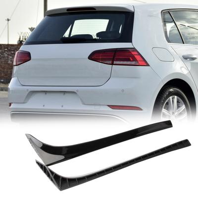 1Pair Self-adhesive Car Side Rear Spoiler Modification Parts for VW Golf 7 MK7 2014-2018