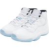 Air Jordan 11 Retro PS Legend Blue / Columbia 2024 Scarpe da Ginnastica per Bambini Bianco Nero 378039-104