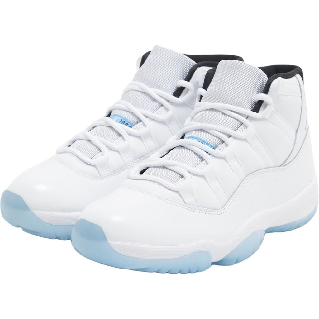 Air Jordan 11 Retro PS Legend Blue / Columbia 2024 Scarpe da Ginnastica per Bambini Bianco Nero 378039-104
