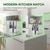 Non-slip Stainless Steel Spoon Holder Stable Heat-Resistant Soup Spoon Rack Easy To Clean Stainless Steel Spatula Holder