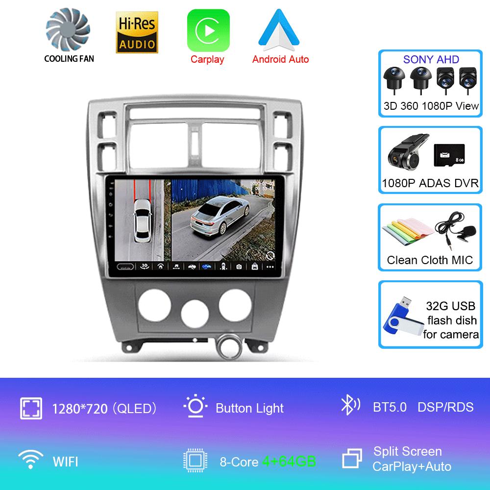 Android 14 Car Radio For Hyundai Tucson 1 2004 - 2009 Multimedia Video Player Navigation Stereo GPS No 2din 2 Din Dvd