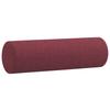 Vidaxl 3-Seater Sofa With Cushions, Burgundy, 180 Cm, Fabric