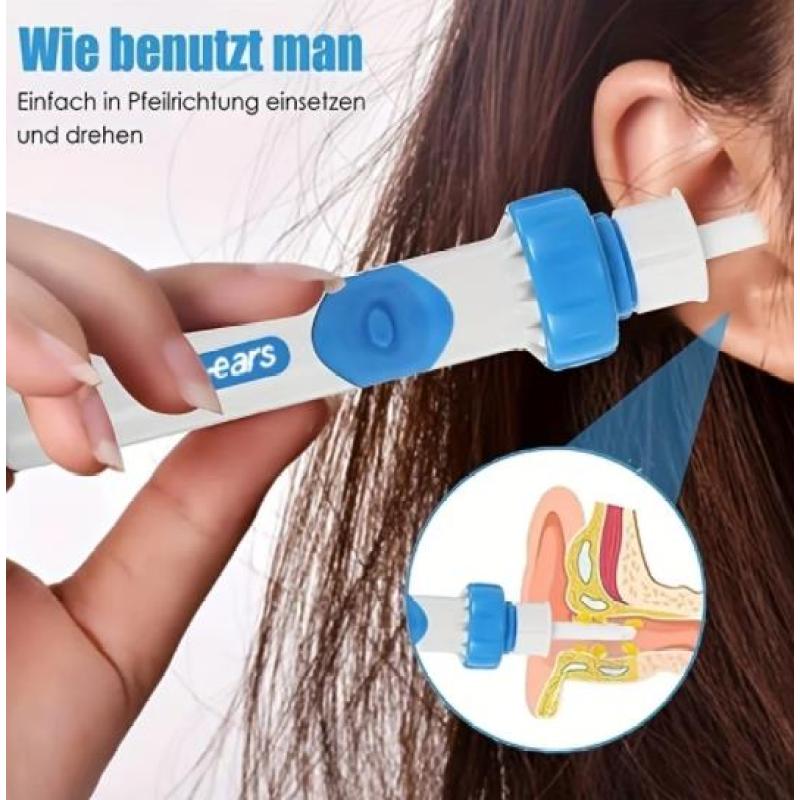 Safe Healthy Easy Painless Health Electric Ear Cleaner Wax Remover Pick Cordless Vacuum Painless Tool