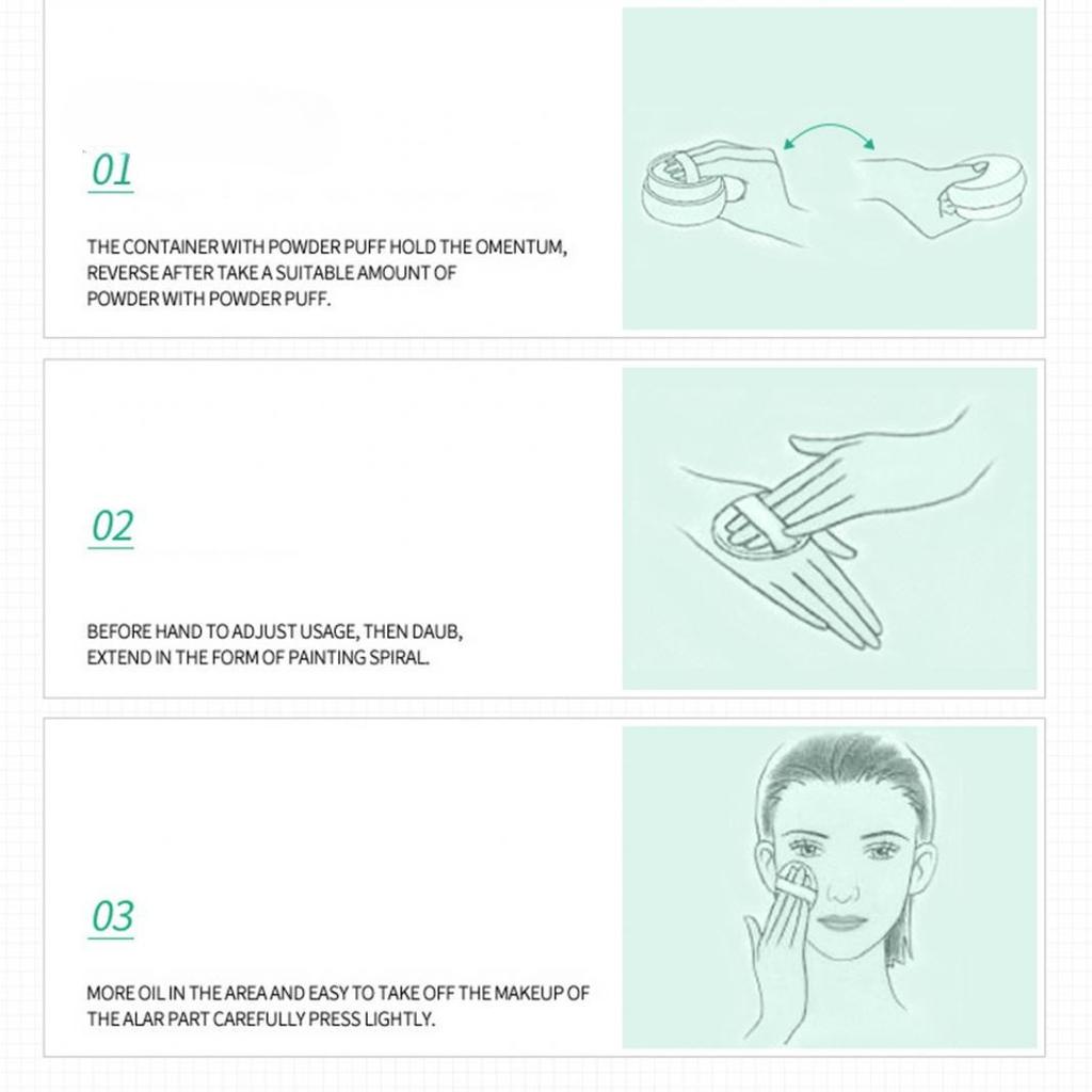 Refreshing Cosmetic Translucent Foundation Finishing Loose Powder Face Makeup Health