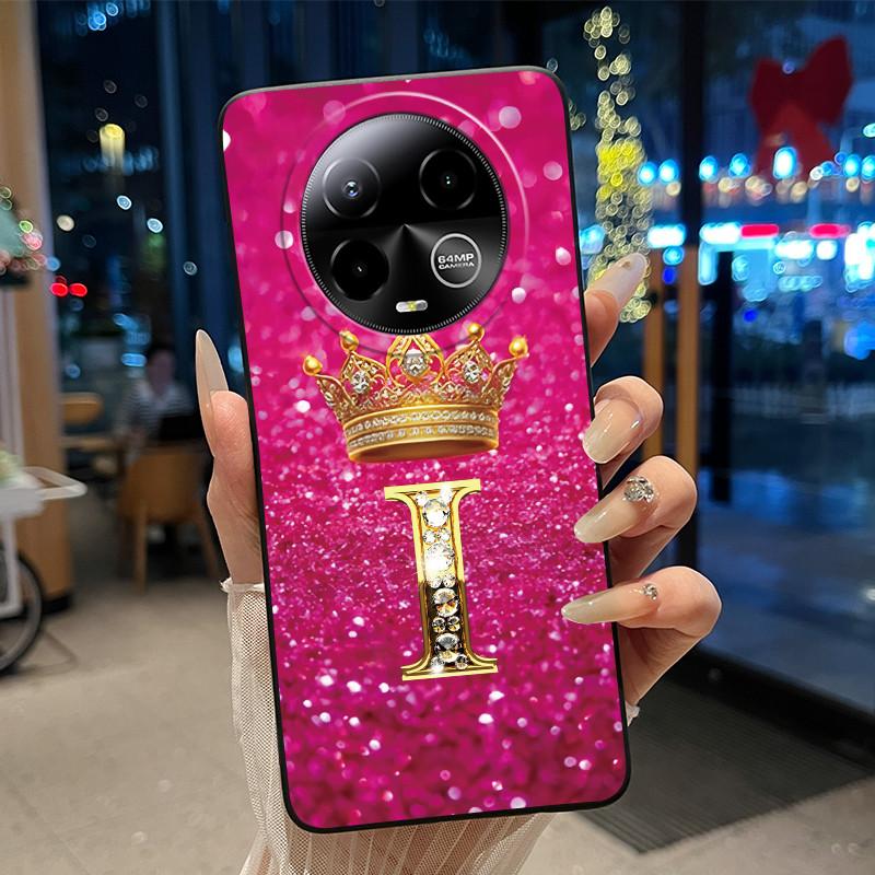 Black Case For BLU Bold K50 Soft Silicone Shockproof Protective Casing For BLU Bold K50 New Luxurious Crown Letter Back Cover