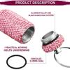 Bling Pill Container Portable Pill Bottle Case Waterproof Travel Medicine Box Crystal Mini Pill Holder Storage With Keychain