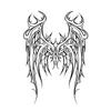 Personalità Dominante Amore Fiore Loto Spine Linea Totem Spina Mano Tatuaggio Adesivo