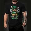 Fun Cartoon Duck Print Men's T-Shirt Casual Summer Casual Short Sleeve Pullover Fashion T-Shirts Outdoor Male Overszied Clothing