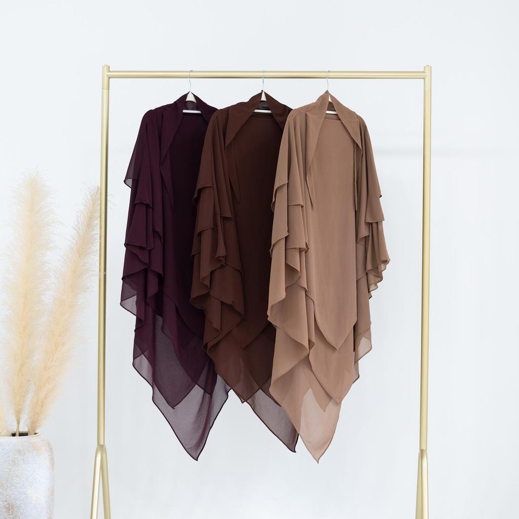 Loriya Eșarfă de cap culoare uni, Stil Orient Mijlociu Dubai Turcia HJ909