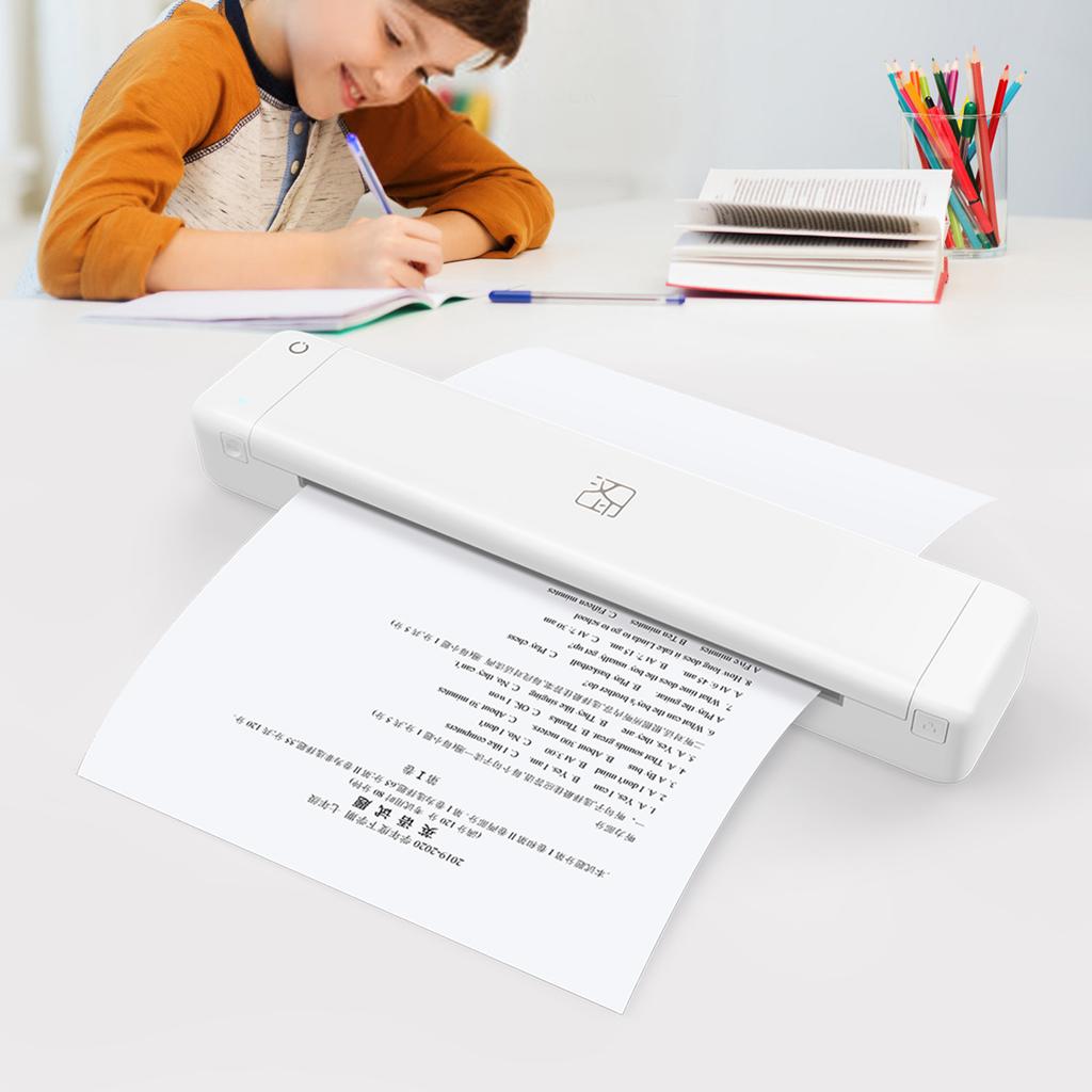 HPRT MT800 A4 Portable Thermal Transfer Printer Wireless&USB Connect with Mobile Computer for