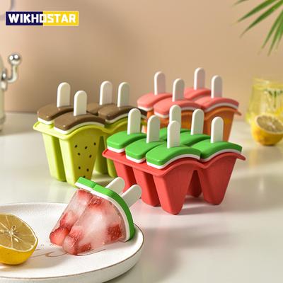 Eiscreme-Form mit Deckel, Wassermelonenform, DIY hausgemachte Eis-/Eiscreme-Form, gefrorener Saft, Milch, Küche, Eiscreme-Herstellungswerkzeuge