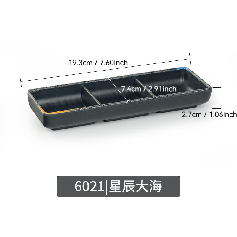 Pretty Melamine Sauce Dishes Japanese Restaurant Dipping Soy Container Seasoning Plate Kimchi Bowl Frosted Tableware for Kitchen