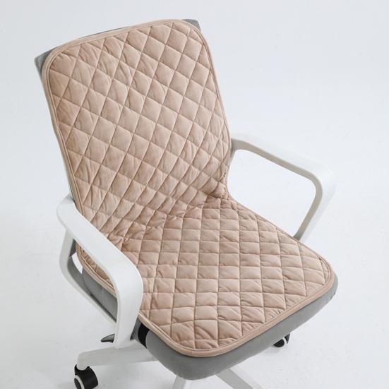 Plyšový sedák s nastavitelným designem Měkká pohodlná podložka na židli Odnímatelný skládací polštář opěrky zad