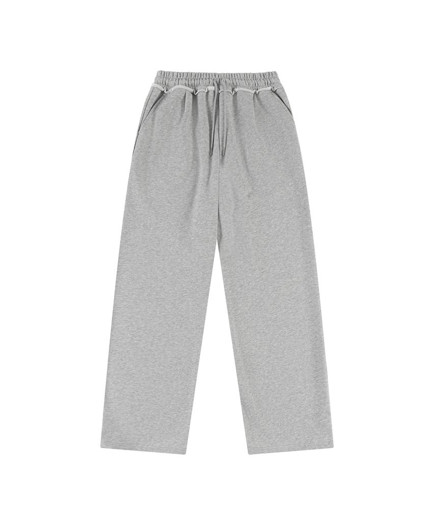 Banwonateullie P3280 Straight Sweatpants_Melange Gray