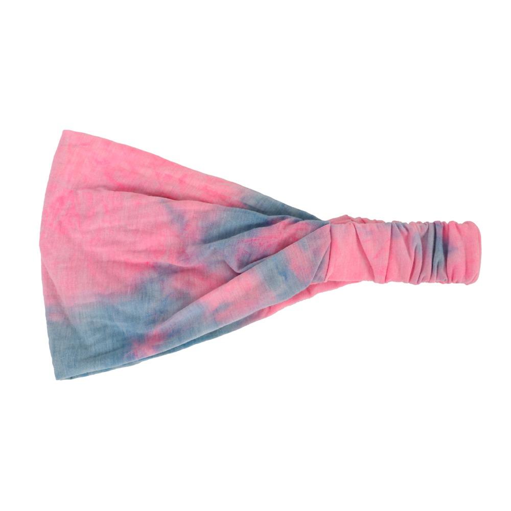 Cotton Yoga Headband Face Washing Fitness Elastic Headband Simple Tie Dye Headbands Girls