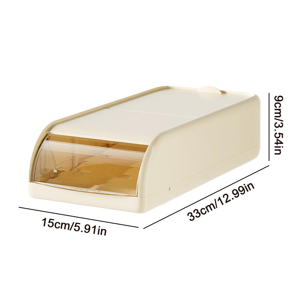 Fridge Egg Holder Auto Sliding Egg Storage For Fridge Refrigerator Auto Rolling Holder For Home Drawer Kitchen Apartment