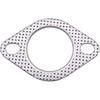 Universal Fitment High Temperature Exhaust Gasket 2-Bolt 2 inch 51mm Exhaust Flange 5 PCS