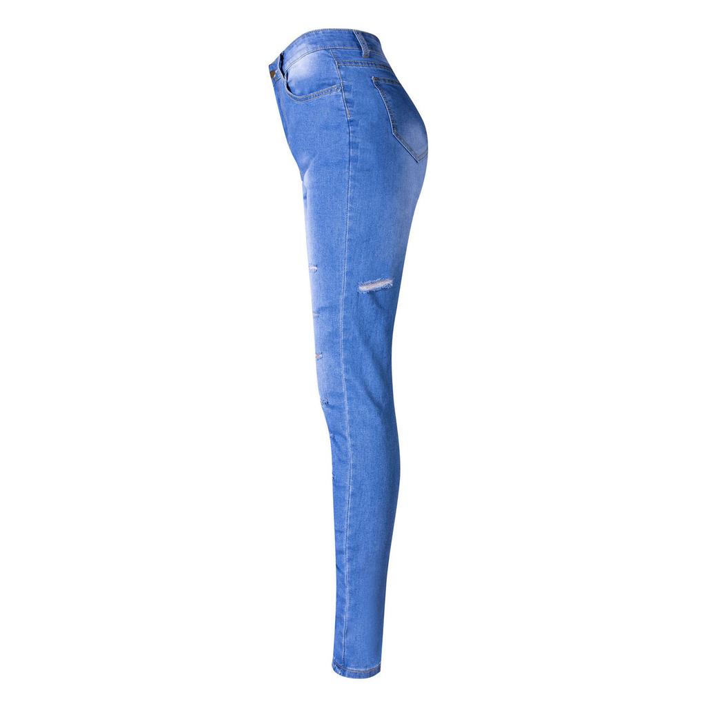 Buy Light Blue Ripped Jeans for Women 