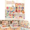 Wooden Shape Puzzle For Toddlers With Geometric Blocks And Cognitive Development Toy For Early Learning