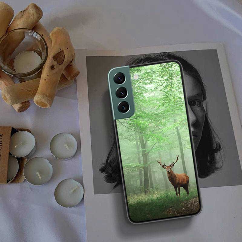 

Камуфляжний чохол для телефону Deer Hunting для Samsung A02 A03 A03S A04 A04S Galaxy A55 A35 A25 A15 S10 Lite A9 A8 A7 A6 Plus A90 A80 Cover TP Samsung S7