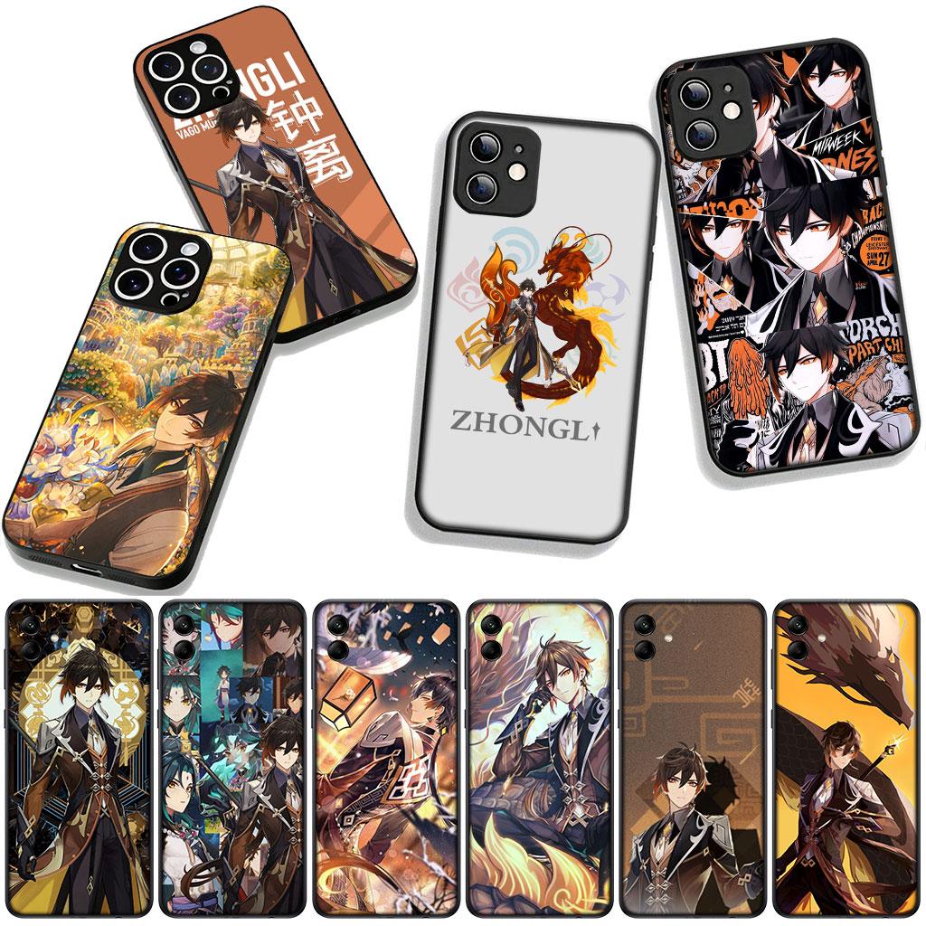 Genshin Impact ZhongLi Zhong Li Case for Motorola Moto G04 G13 G14 G22 G23 G20 G32 G34 G35 G64 G82 G84 G53 G60 G72 E14 E15 E13