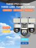 6MP Outdoor Triple-Lens Camera with 9MP HD, Wireless WiFi, and 4G Connectivity