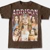 Christmas Gift Addison Rae Cotton Unisex All Size T-Shirt 23D1348
