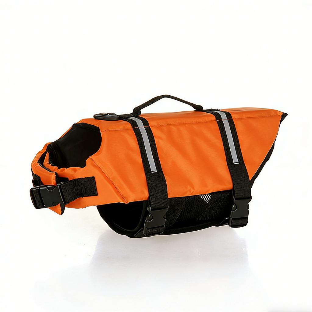 Dogs Safe Vest Life Jacket Summer Clothes Puppy Sleveless Pet Supplies Swimsuit Large Dogs Costume Clothing Adjustable Swimwear