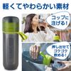 BRITA Portable Water Bottle, 600ml, Active Pink, with 1 Micro-Disc Filter [Official Japanese Product]