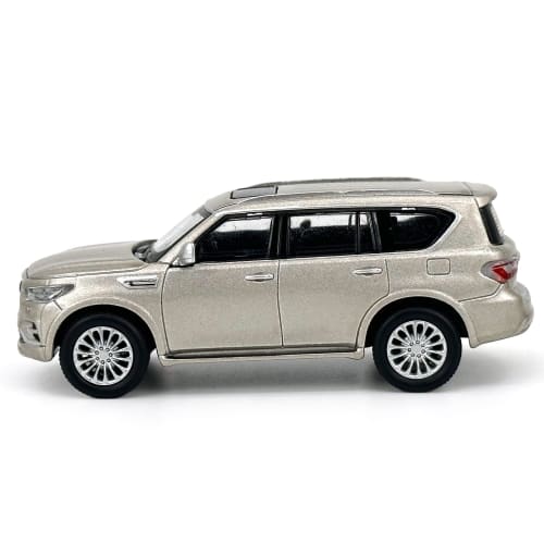 Paudi Model 1/64 Scale Infiniti 2020 QX80 Collection Finished Model In Gold