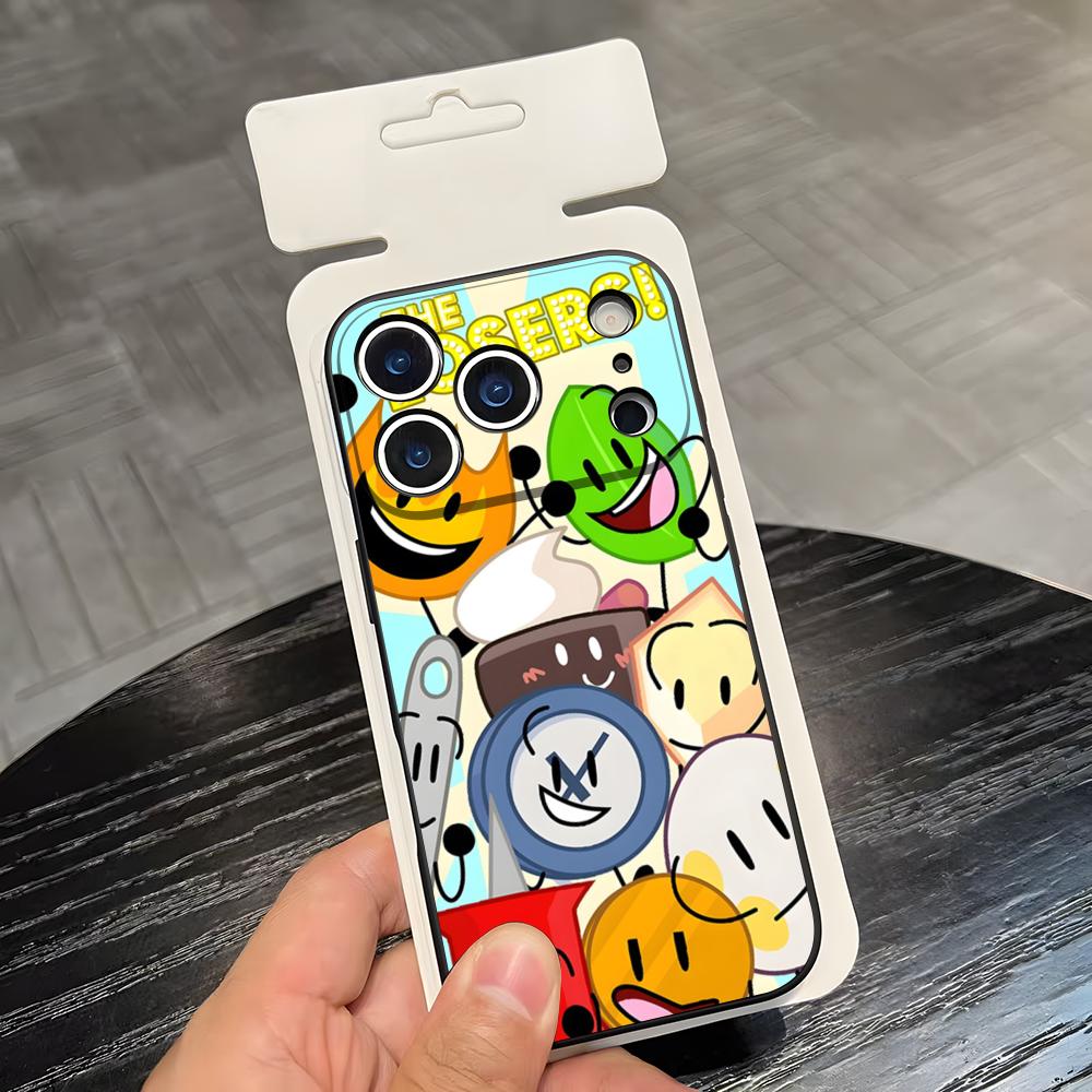 B-Battle For Dream Island Phone Case For IPhone 17 Air 16 E Pro Max 15 14 13 Mini 12 Pro 11 Max Plus Black Soft Shell