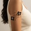 Tropföl Blumen Armband Bohemian Armband Exquisiter Offener Armreif Urlaub