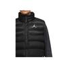 Jordan Zipper Solid Color Stand Collar Sleeveless Vest Men Vest Black CN4267-015