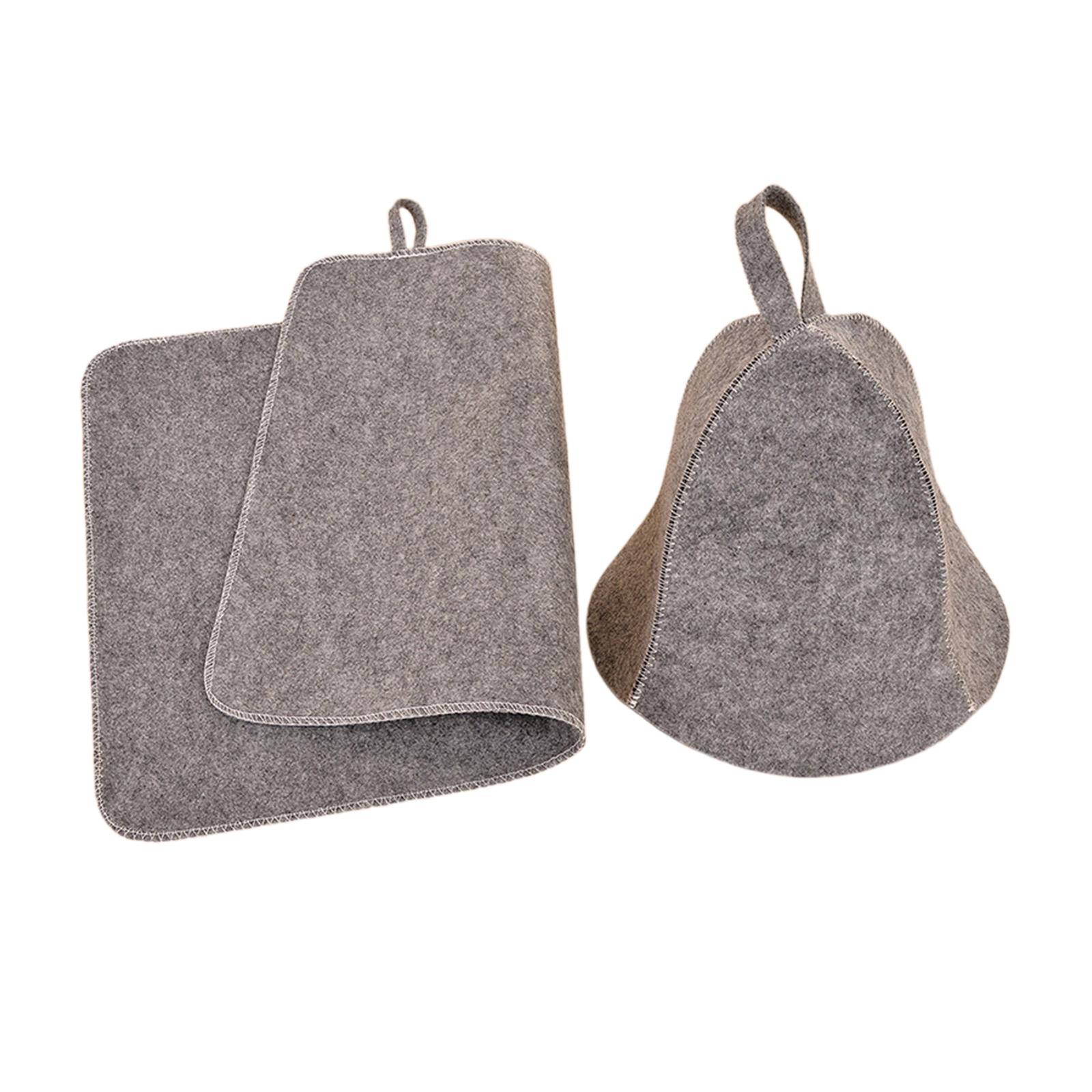 

Набор для сауны из войлока: шапка, русский войлок, дышащая шапочка для душа, защита для волос для мужчин и женщин, аксессуары для ванной 4