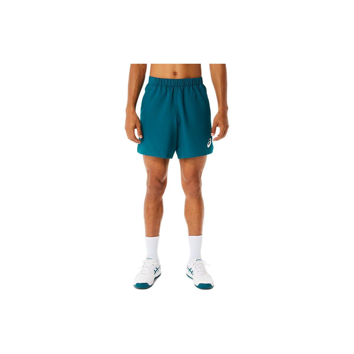 Asics Match 7In Short Logo Print Loose Fit Casual Shorts Men shorts Light-Green 2041A194-300 S