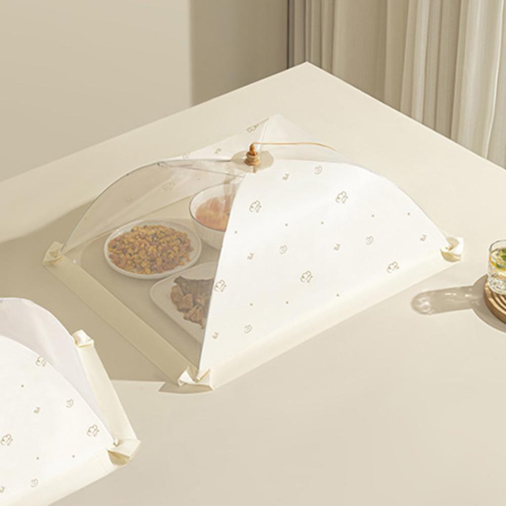 Foldable Food Net Umbrella Shape Dish Tent Anti Mosquito Mesh Food Cover  Kitchen