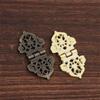 DIY Wooden Box Lace Chinese Style Mini Zinc Zinc Alloy Butt Hinges Hollow Flower Furniture Hardware Antique