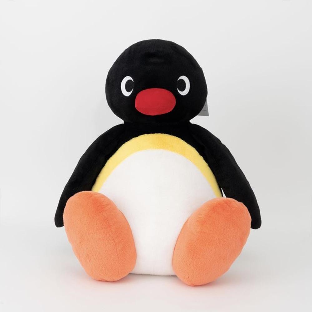 Peluche Pinguino Antartico Seduto Alto 30 Cm Con Occhi Rotondi E Testa Nera - Un Carino Oggetto Decorativo Per Bambini Come Regalo