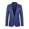 Giacca da abito per uso quotidiano da uomo Elegante da uomo Slim Fit Business per Matrimonio Festa Serale Cappotto da abito a un bottone con tasche