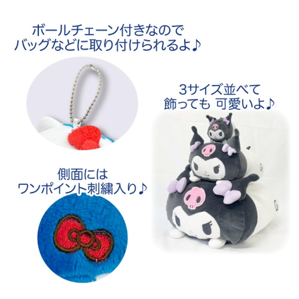 Hatayama Shoji Sanrio Mochimochi Lying Down Mascot Hello Kitty Approximately 8cm In Length 34202421